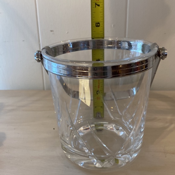 Vintage Crystal J. G. Durand Taille Cut Ice Bucket - Picture 8 of 9